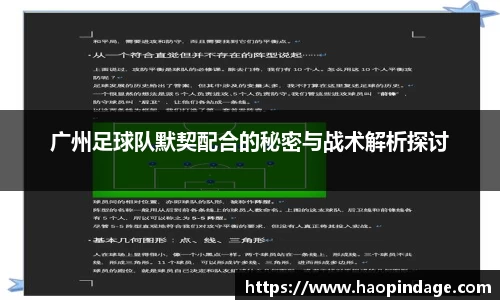 广州足球队默契配合的秘密与战术解析探讨