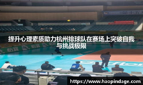 提升心理素质助力杭州排球队在赛场上突破自我与挑战极限