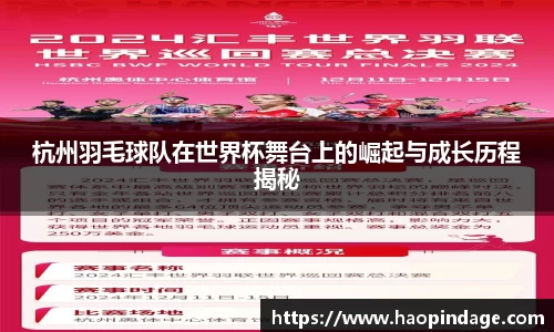 杭州羽毛球队在世界杯舞台上的崛起与成长历程揭秘