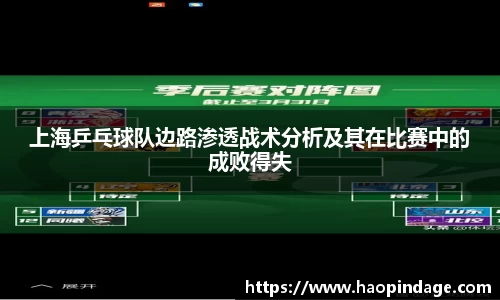 上海乒乓球队边路渗透战术分析及其在比赛中的成败得失